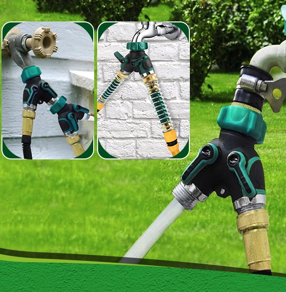 Gardena Hose Comfort - ตัวแยกสายยาง 2 ทาง 2 ชิ้น รูปตัว