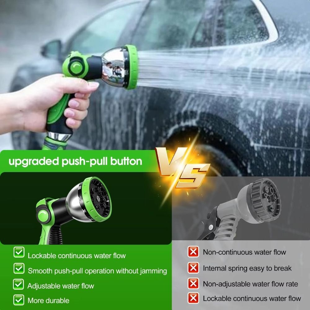 หัวฉีดน้ำสวนโลหะผสมสังกะสี ปรั - Gardena Hose Comfort บทวิจารณ์และราคา