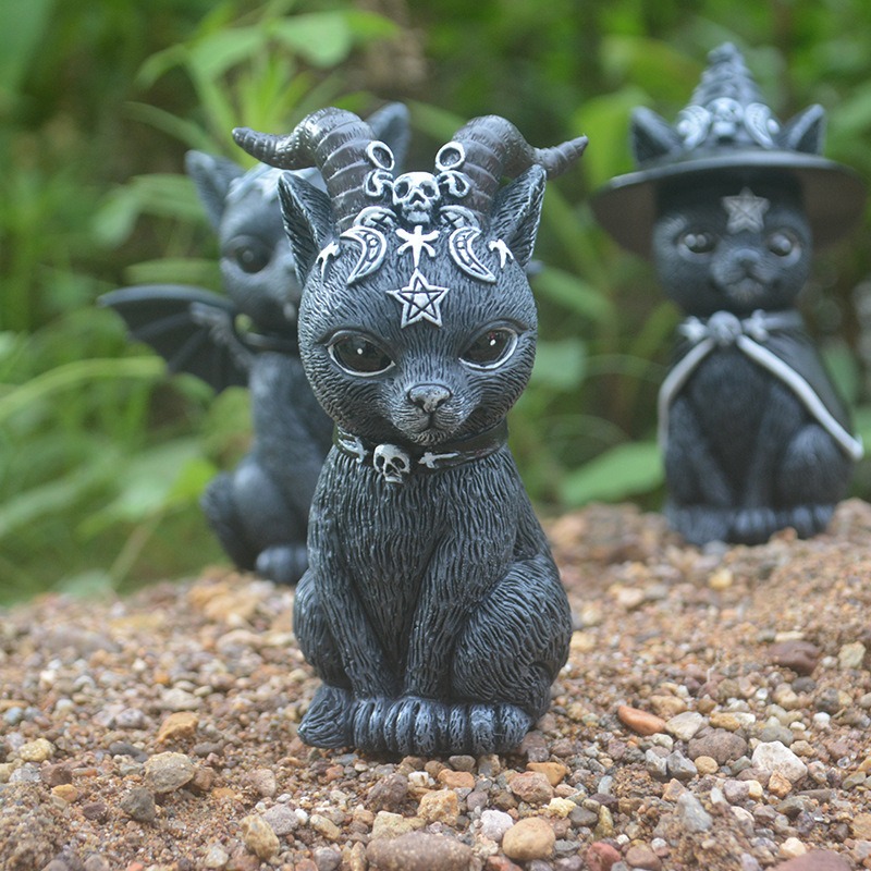 แมววิเศษฮาโลวีน งานฝีมือเรซิ่น - Bonsai Garden Festival บทวิจารณ์และราคา