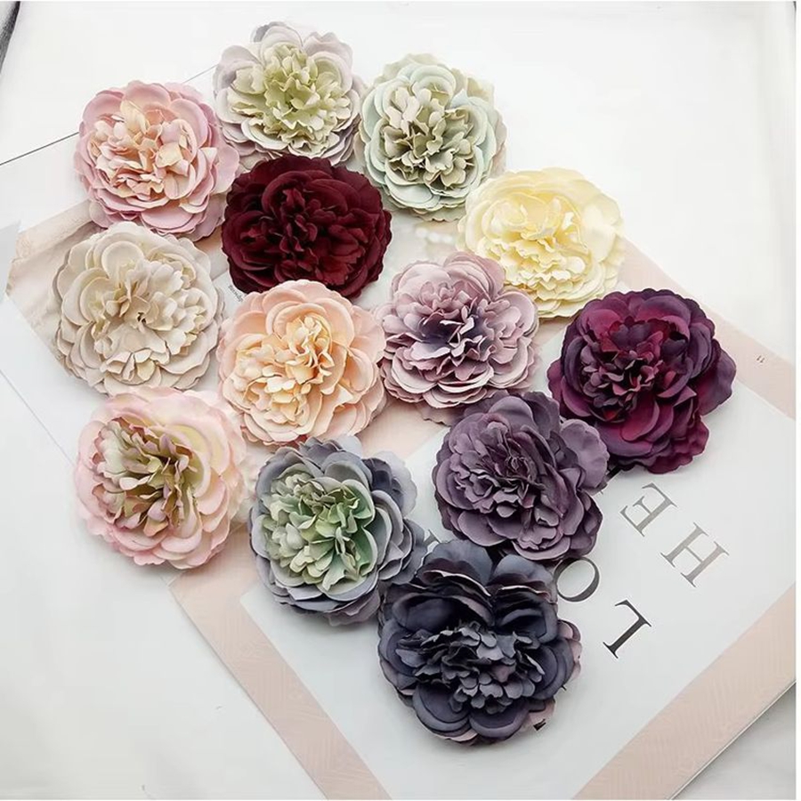 ดอกไม้ประดิษฐ์ ดอกโบตั๋นผ้าไหม - Bonsai Garden Festival บทวิจารณ์และราคา