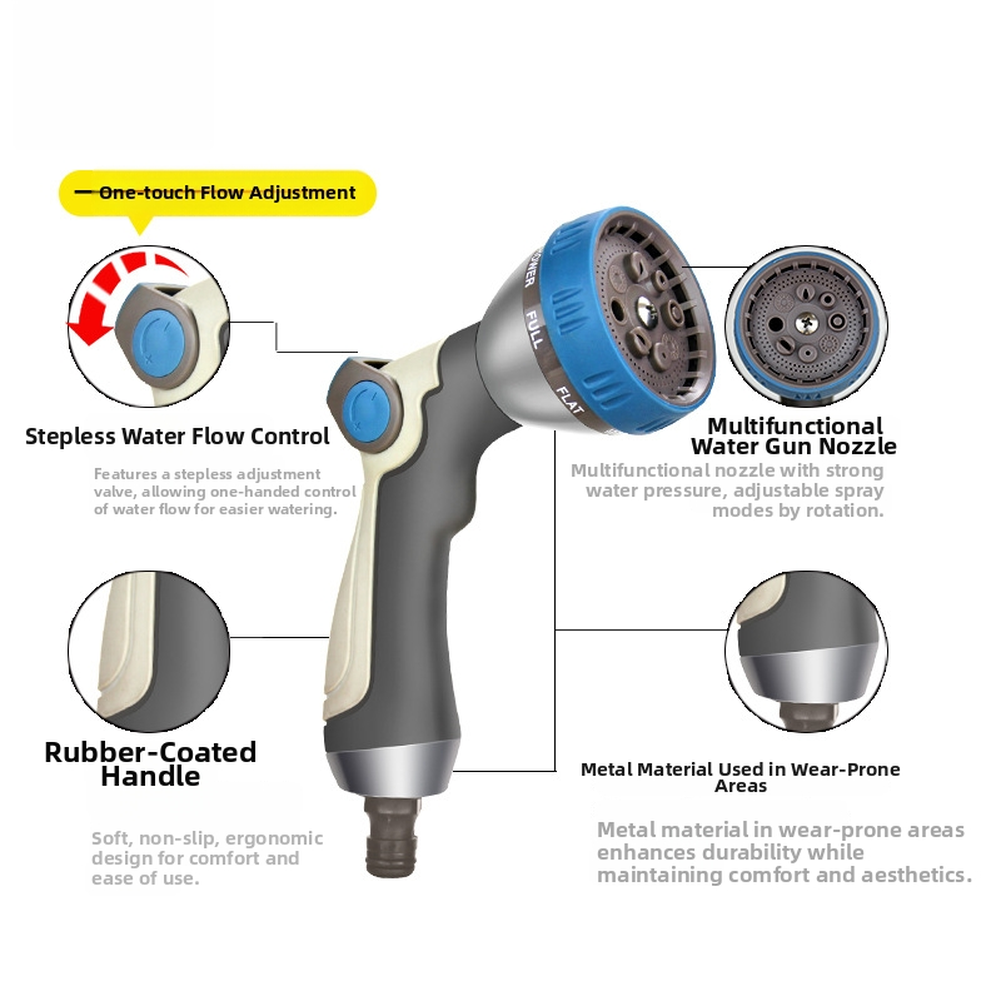 หัวฉีดน้ำสำหรับสายยางที่ทนทาน  - Gardena Hose Comfort บทวิจารณ์และราคา